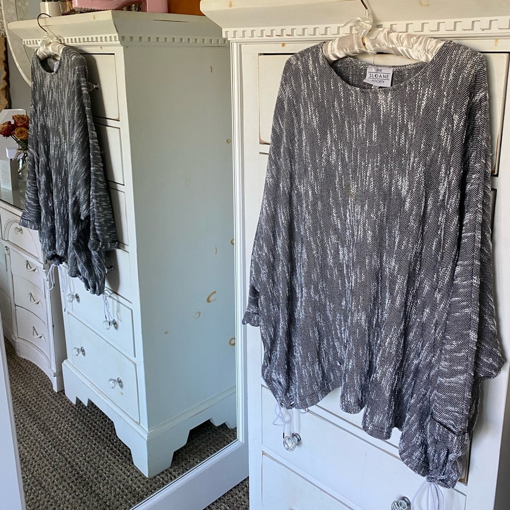 The Sloan Society Grey Oversized Sweater